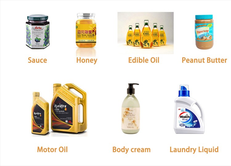 Mesin tempel otomatis kanthi otomatis kanggo lenga masak, saos