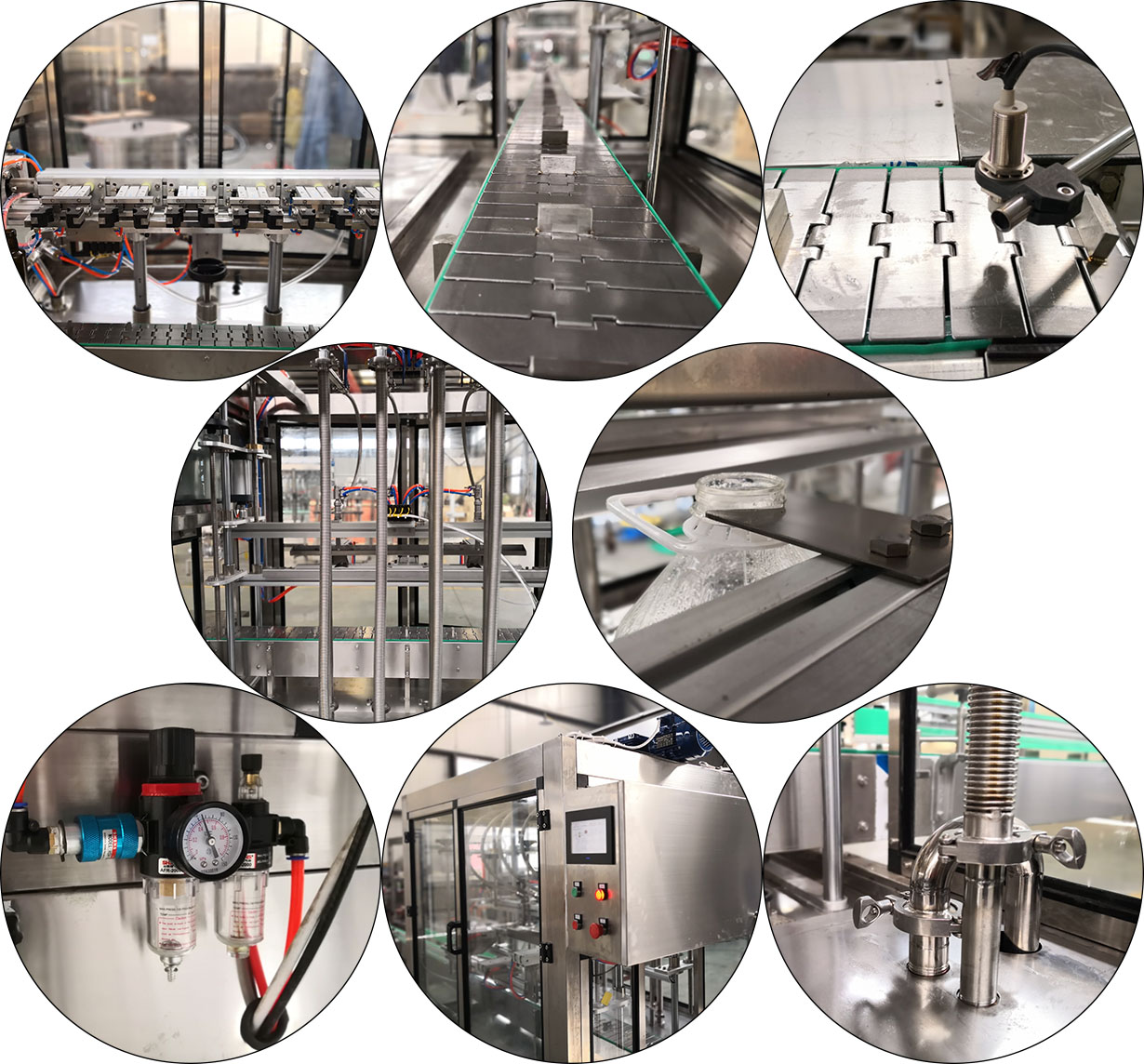 Rega mesin mesin isi minyak pneumatik 5-100ml