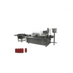 Botol saka tetes mripat cilik, mesin pangisi pucuk kuku lan mesin capping